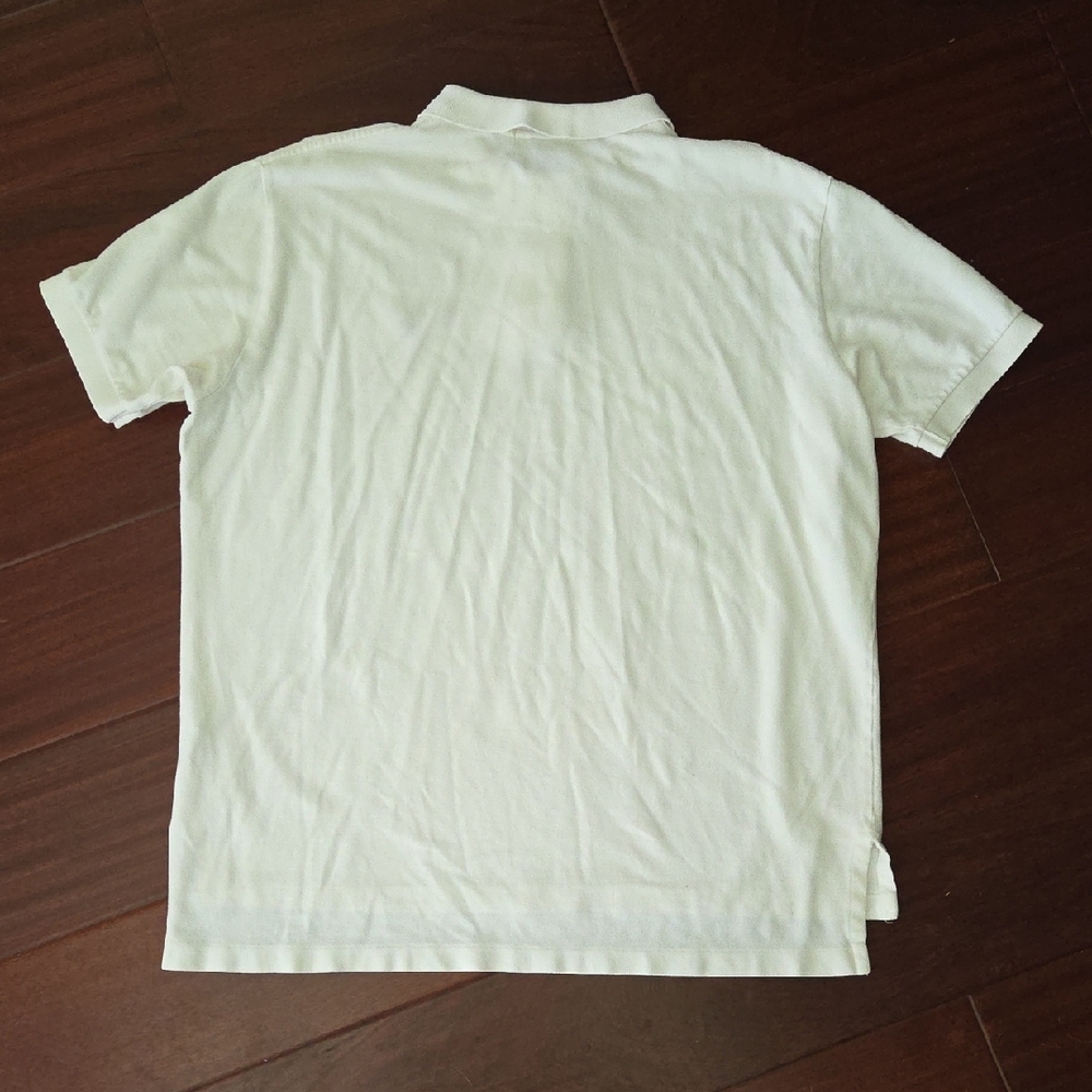 Ralph Lauren White Polo Shirt Classic Knit Polo - Picture 3 of 3
